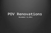 POV Renovations November 14,2014. Repairing the East Wall.
