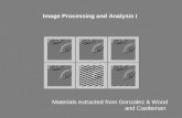 Image Processing and Analysis I Materials extracted from Gonzalez & Wood and Castleman.