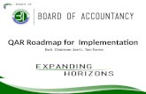 BoA Chairman Joel L. Tan-Torres QAR Roadmap for Implementation.