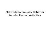 Network Community Behavior to Infer Human Activities.