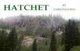 HATCHET BY GARY PAULSEN. Characters Brian Robeson, a 13 year old boy, is on is way to his dad’s oil field in Canada. The pilot is flying Brian to his.