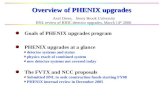 Axel Drees, Stony Brook University BNL review of RHIC detector upgrades, March 14 th 2006 Overview of PHENIX upgrades Goals of PHENIX upgrades program.