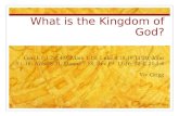 What is the Kingdom of God?. Jesus’ Central Theme From that day on, Jesus began to preach, saying, Repent for the Kingdom of Heaven is at hand (Matt 4:17).