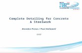 TM Complete Detailing for Concrete & Steelwork Brenden Picton / Paul Hellawell GHD.