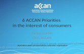 6 ACCAN Priorities in the interest of consumers Teresa Corbin CEO, ACCAN.