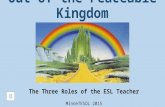 Out of the Peaceable Kingdom The Three Roles of the ESL Teacher MinneTESOL 2015.