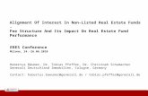 Alignment Of Interest In Non-Listed Real Estate Funds - Fee Structure And Its Impact On Real Estate Fund Performance ERES Conference Milano, 24.-26.06.2010.