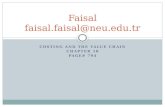 COSTING AND THE VALUE CHAIN CHAPTER 18 PAGE# 794 Faisal faisal.faisal@neu.edu.tr.