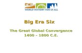 The Great Global Convergence 1400 – 1800 C.E. Big Era Six.