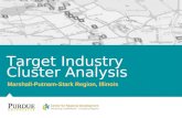 Marshall-Putnam-Stark Region, Illinois Target Industry Cluster Analysis.