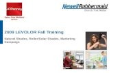 2009 LEVOLOR Fall Training Natural Shades, Roller/Solar Shades, Marketing Campaign.
