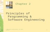 © 2006 Pearson Addison-Wesley. All rights reserved 2-1 Chapter 2 Principles of Programming & Software Engineering.