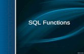 SQL Functions. SQL functions are built into Oracle Database and are available for use in various appropriate SQL statements. These functions are use full.