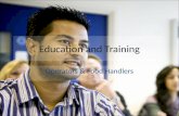 Education and Training Operators & Food Handlers.