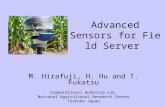 Advanced Sensors for Field Server M. Hirafuji, H. Hu and T. Fukatsu Computational modeling Lab. National Agricultural Research Center Tsukuba Japan.