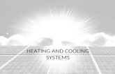 HEATING AND COOLING SYSTEMS. Fuel Types: 1.Sun 2.Natural gas 3.Electricity 4.High pressure city steam HEATING SYSTEMS.