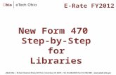 New Form 470 Step-by-Step for Libraries E-Rate FY2012.