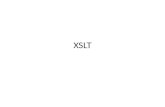 XSLT. XSLT stands for Extensible Stylesheet Language Transformations XSLT is used to transform XML documents into other kinds of documents. XSLT can produce.