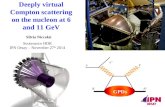 E e’  GPDs NN’ Deeply virtual Compton scattering on the nucleon at 6 and 11 GeV Silvia Niccolai Soutenance HDR IPN Orsay – November 27 th 2014.