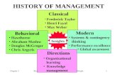 Chapter 2Management Fundamentals - Schermerhorn & Wright1 HISTORY OF MANAGEMENT Insights Classical Frederick Taylor Henri Fayol Max Weber Behavioral Hawthorne.