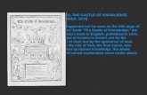SLIDE 11: THE CASTLE OF KNOWLEDGE (RECORDES, 1575) What happened can be seen on the title page of Recordes' book "The Castle of Knowledge," the first science.