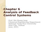Chapter 6 Analysis of Feedback Control Systems Prof. Shi-Shang Jang Chemical Engineering Department National Tsing-Hua University Hsin Chu, Taiwan June,