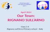 April 2014 Our Town: RIGNANO SULL’ARNO eTwinning project “Let’s grow up together” year 2 Class 3 A Rignano sull’Arno Primary school - Italy.