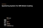 PROPOSAL : Sputtering System for EMI Shield Coating Date + 2007-05-25 Customer + - Proposer + BMT Written by + Edan Han Classification + Confidential Paper.
