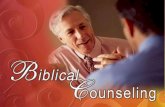 Introduction to Biblical Counseling I. What is counseling? A. The dictionary defines “counsel” as: 1. The act of exchanging opinions and ideas; consultation.