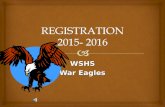 WSHS War Eagles  COUNSELOR ASSIGNMENTS School Counselors  Mr. Darriel Whetstone  dwhetstone@acpsd.net or 564- 1115  Mrs. Nicole Rodriguez  nrodriguez@acpsd.net.