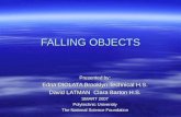 FALLING OBJECTS Presented by: Edna DIOLATA Brooklyn Technical H.S. David LATMAN Clara Barton H.S. SMART 2007 Polytechnic University The National Science.