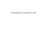 President Gerald Ford. Becoming President -Became vice-president in 1973 when Agnew resigned: Nixon chose him as was the provision under the 25 th Amendment: