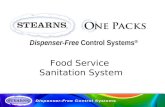 Dispenser-Free Control Systems ® Food Service Sanitation System.