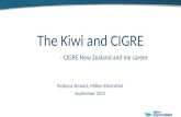 The Kiwi and CIGRE - CIGRE New Zealand and my career Rebecca Stewart, Mitton ElectroNet September 2015.