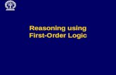 Reasoning using First-Order Logic. Sentences A predicate is a sentence If sen, sen’ are sentences & x a variable, then (sen),  sen,  x sen,  x sen,