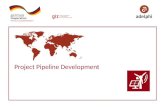 Project Pipeline Development. 2 Imprint Published by: Contact adelphi Caspar-Theyss-Strasse 14a 14193 Berlin / Germany T +49 30-8900068-0 F +49 30-8900068-10.