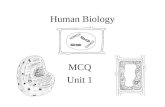 Human Biology MCQ Unit 1. 1. What is the name of this cell structure? A.Golgi body B.Mitochondrion C.Lysosome D.Ribosome.