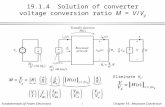 Fundamentals of Power Electronics 1 Chapter 19: Resonant Conversion 19.1.4 Solution of converter voltage conversion ratio M = V/V g Eliminate R e :