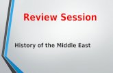 Review Session History of the Middle East. What do all religious groups have in common? a common belief system belief in a spiritual leader religious.