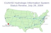 CUAHSI Hydrologic Information System Status Review, July 28, 2004.