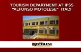TOURISM DEPARTMENT AT IPSS “ALFONSO MOTOLESE” ITALY.