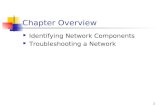 1 Chapter Overview Identifying Network Components Troubleshooting a Network.