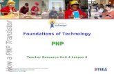 PNP Foundations of Technology PNP © 2013 International Technology and Engineering Educators Association, STEM  Center for Teaching and Learning™ Foundations.