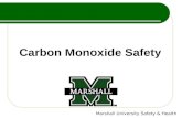 Marshall University Safety & Health Carbon Monoxide Safety.
