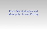 Price Discrimination and Monopoly: Linear Pricing.