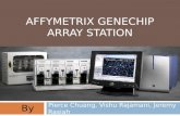 AFFYMETRIX GENECHIP ARRAY STATION Pierce Chuang, Vishu Rajamani, Jeremy Rasiah By.
