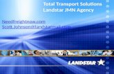 Total Transport Solutions Landstar JMN Agency Needfreightnow.com Scott.Johnson@landstarmail.com.