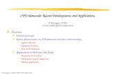 H. Pernegger, CERN, IPRD 2004, May 2004 CVD diamonds: Recent Developments and Applications H. Pernegger, CERN for the CERN RD42 collaboration zOverview.