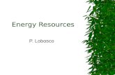 Energy Resources P. Lobosco. Fossil Fuels  Fossil fuels formed hundreds of millions of years ago from the remains of dead plants and animals. The dead.