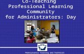 Pennsylvania Training and Technical Assistance Network Co-Teaching Professional Learning Community for Administrators: Day Two.
